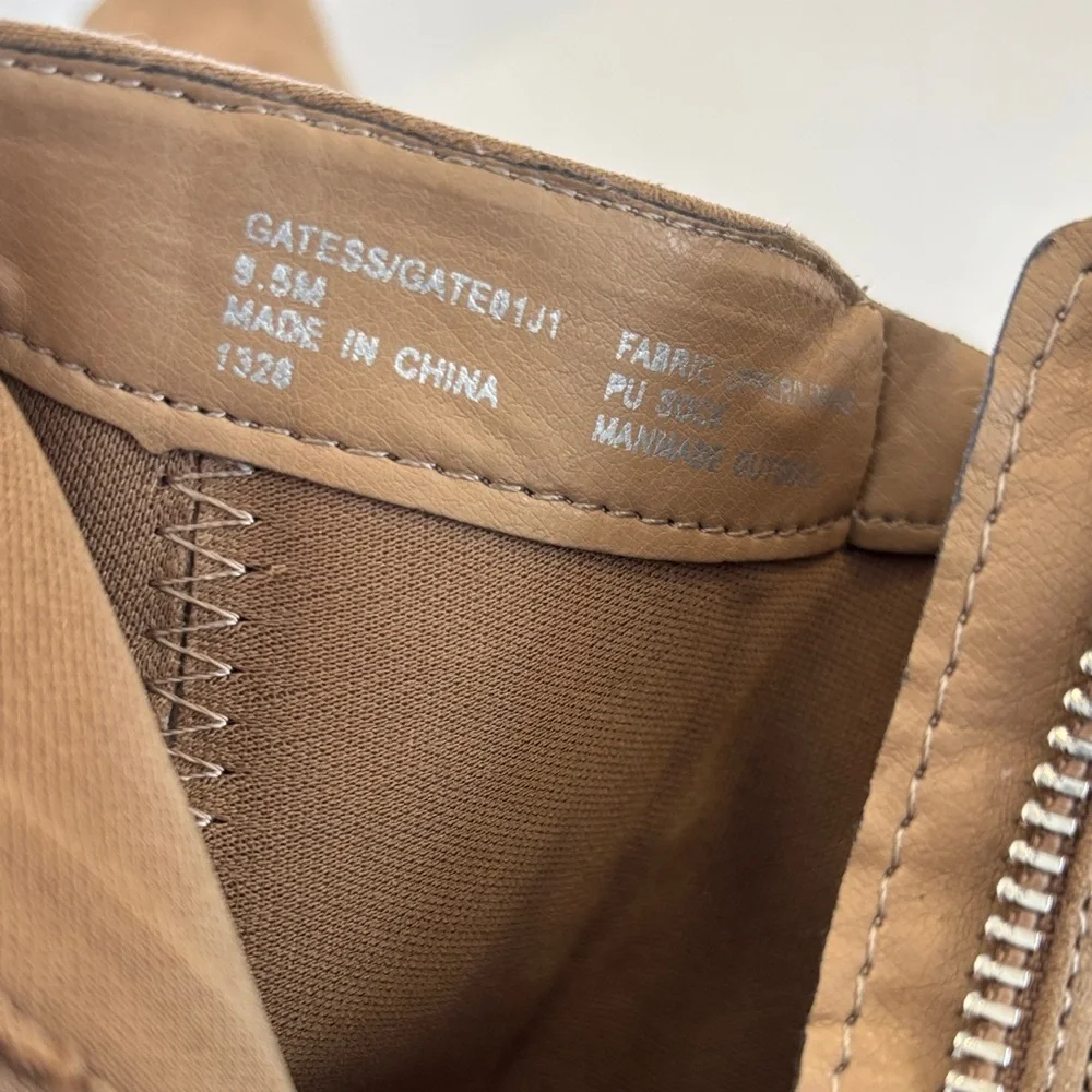 Madden Girl Tan Wedge Ankle Boots